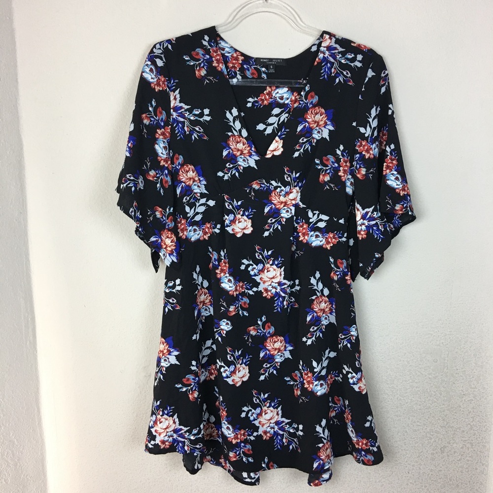 ROMEO+JULIET | Mini Floral Print Dress Bell